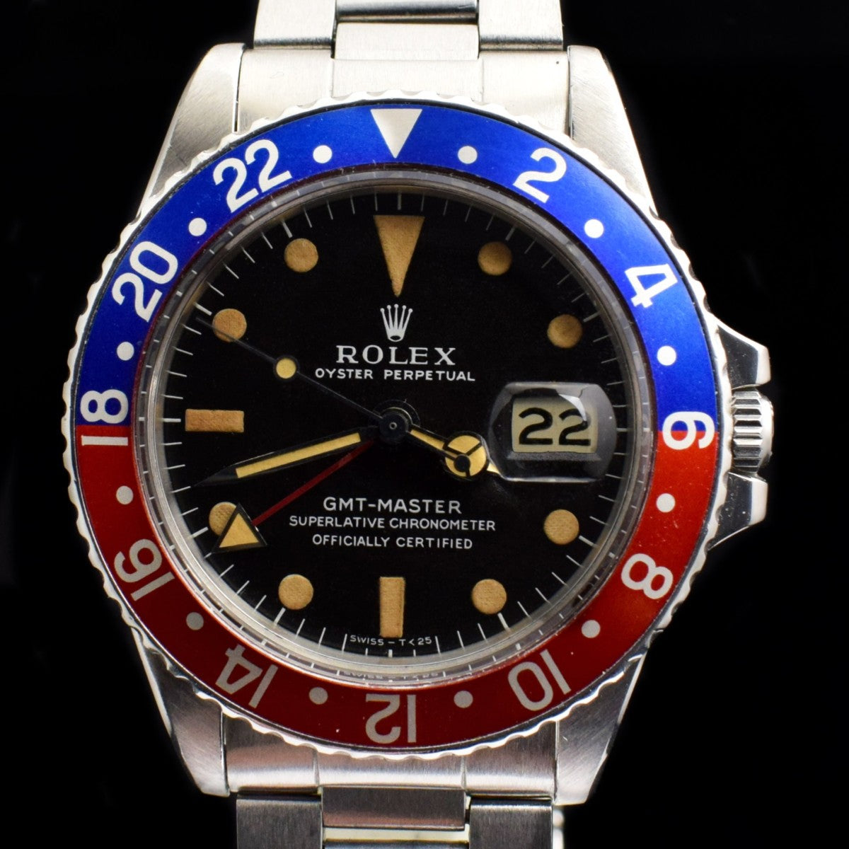 Rolex GMT-Master Matte Dial 1675 w/Double Papers (SOLD)