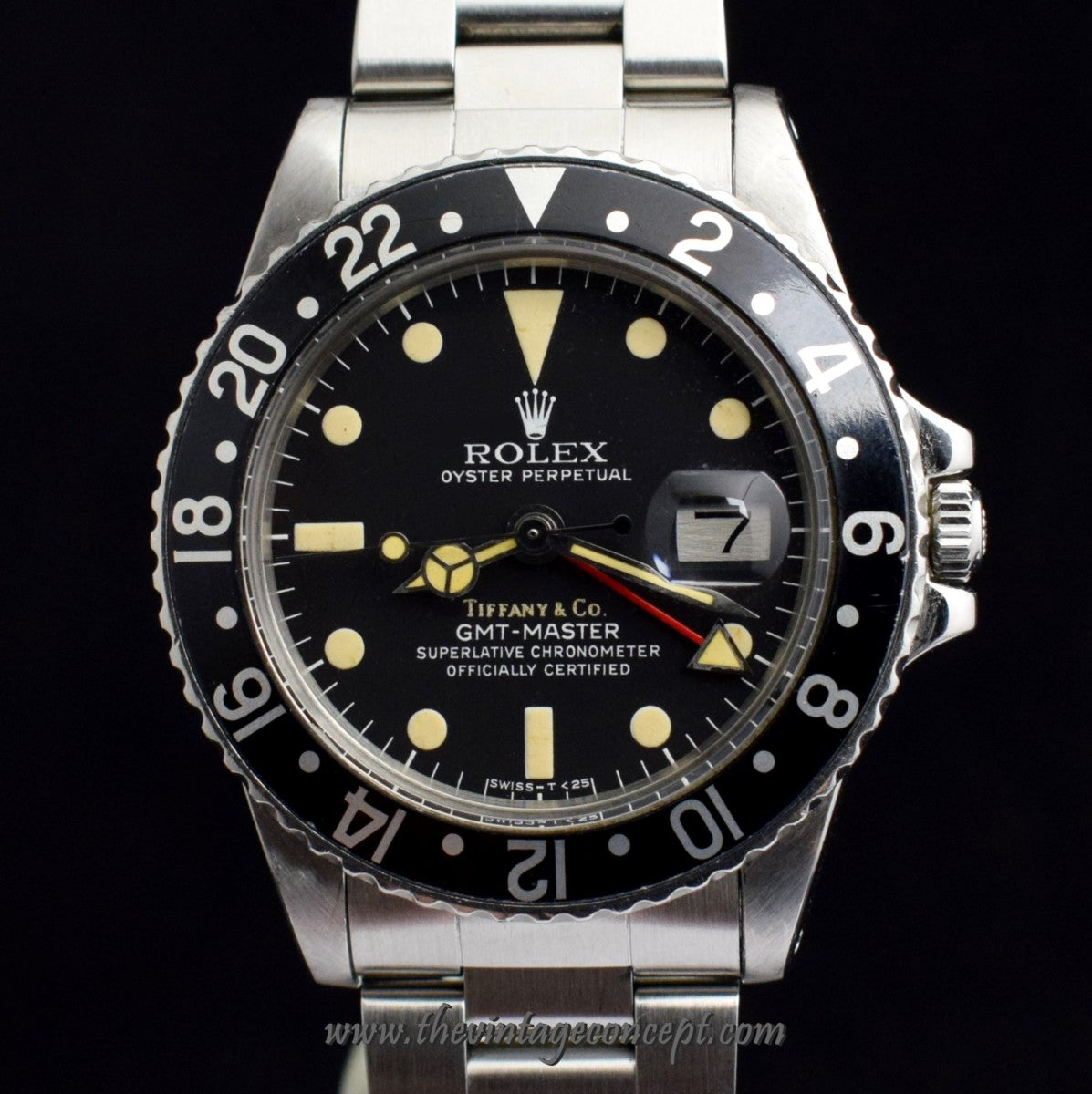 Rolex GMT Master "Tiffany & Co" 1675 ( with Services Paper ) (SOLD)