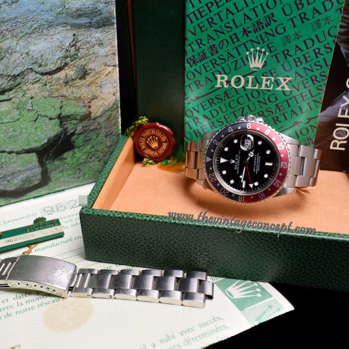 Rolex GMT-Master II Fat Lady Coke 16760 (Full Set) (SOLD)