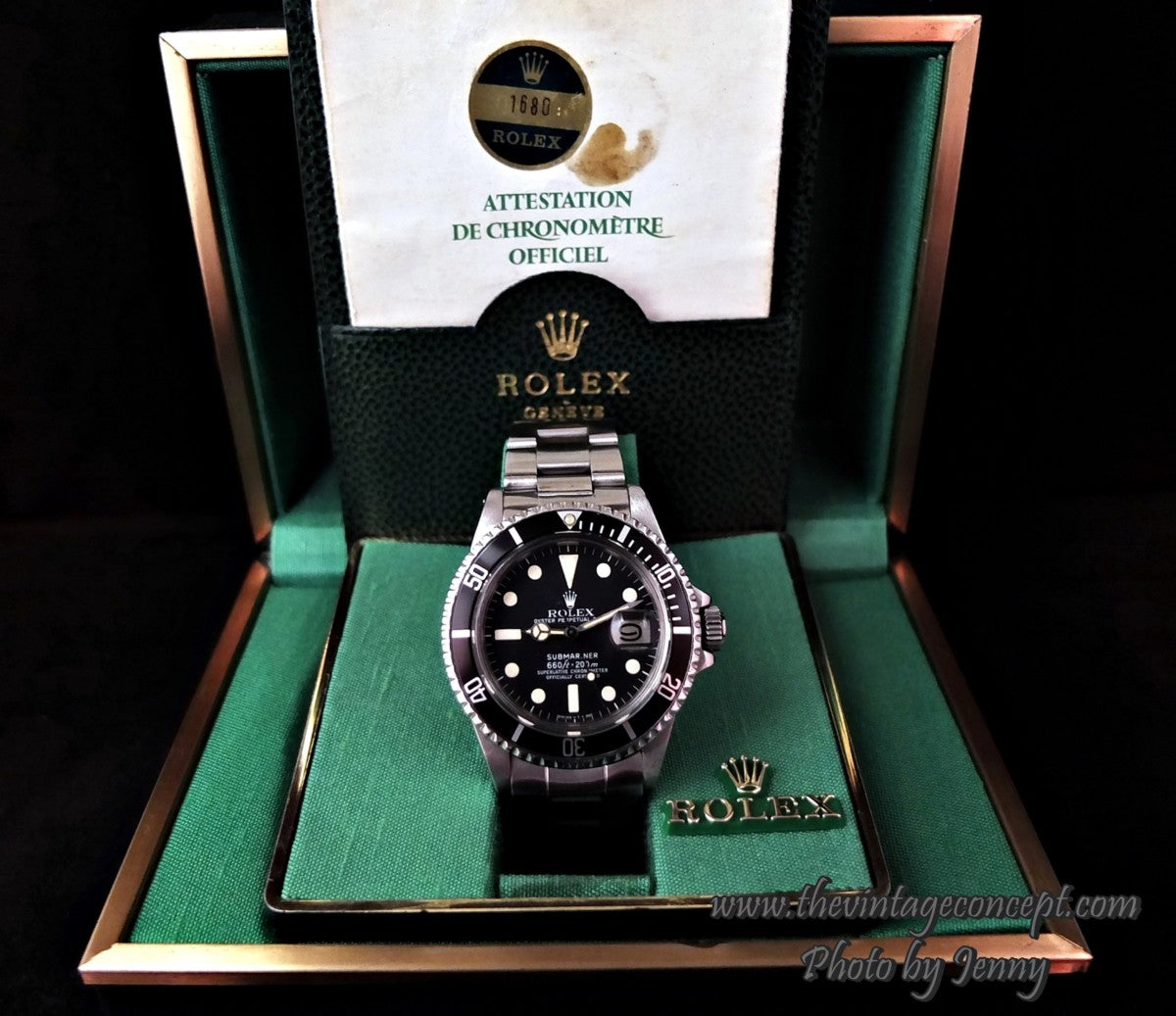 Rolex Submariner Matte Dial 1680 w/ Punched Paper (SOLD)