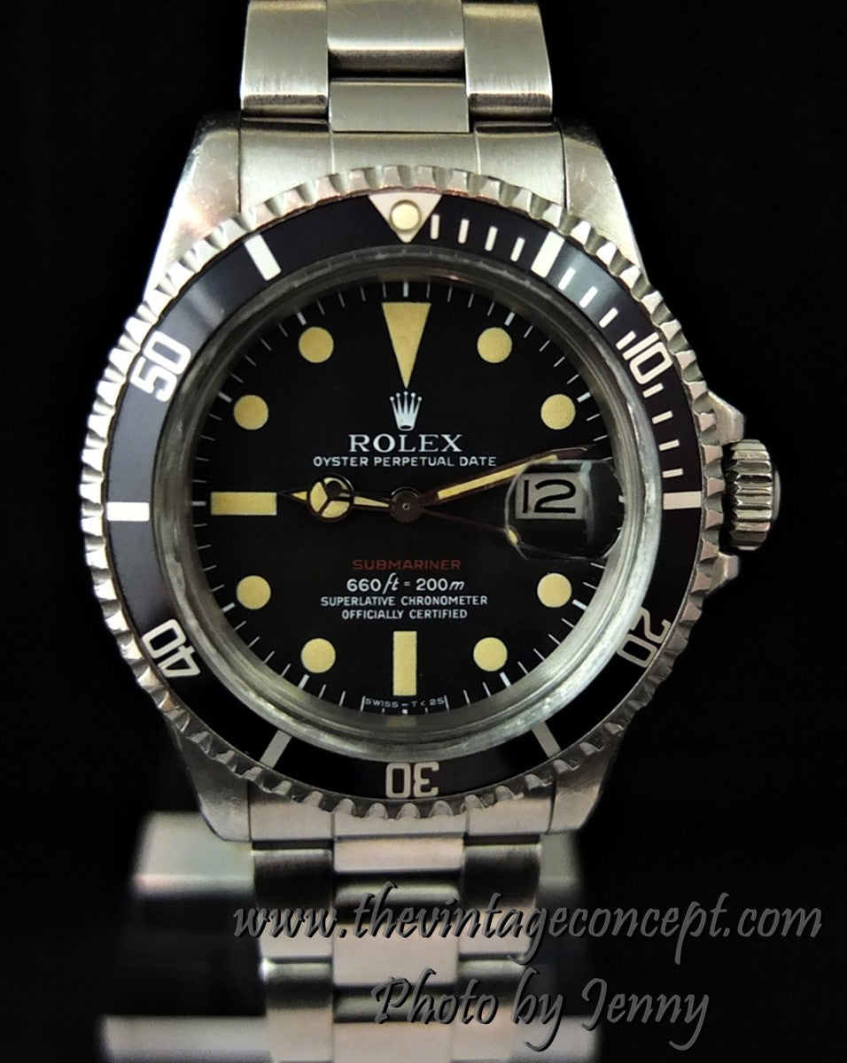 Rolex Submariner Single Red MK V 1680 w/ Box & Paper (SOLD)