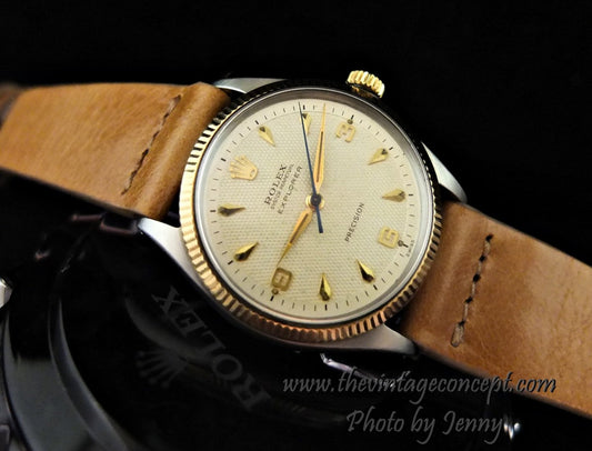 Rolex Explorer Two-Tones Honeycomb Dial 5501 (SOLD)