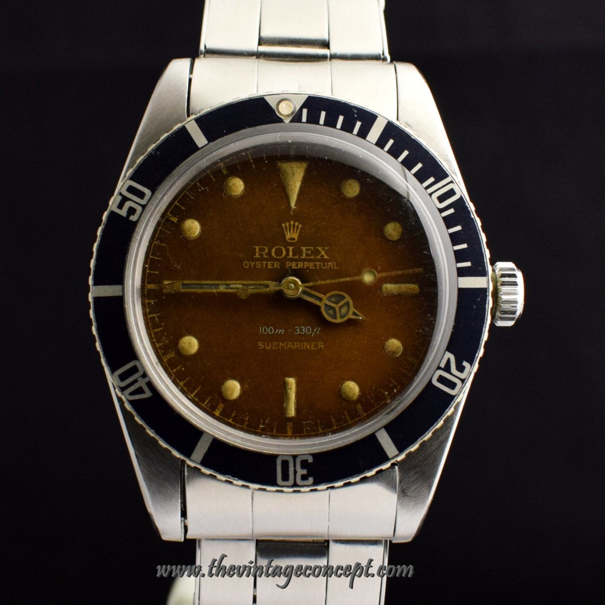 Rolex Submariner Tropical Gilt Dial 5508 (SOLD)