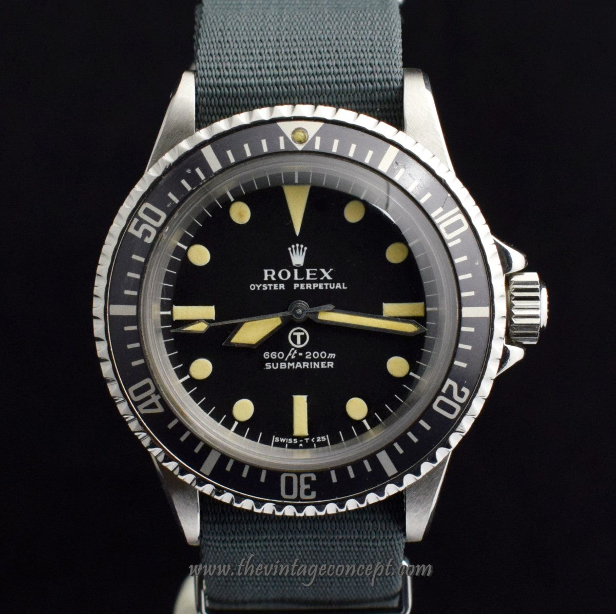 Rolex Mil-Sub 5513/5517 with Service Paper & Hudson Letter  ( SOLD )