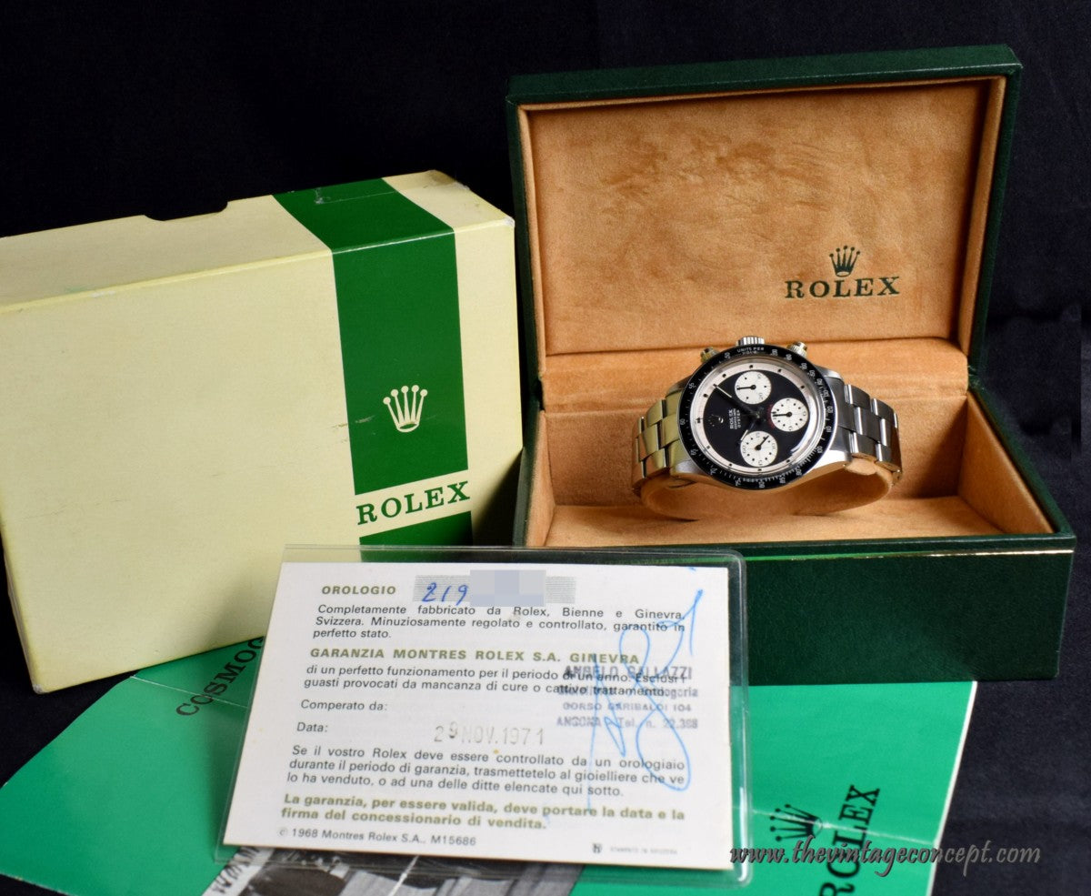 Rolex Paul Newman Oyster Down 6263 ( with Box & Paper ) ( SOLD )