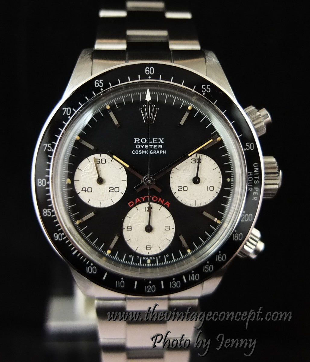 Rolex Daytona Big Red Black Dial 6263 (SOLD)