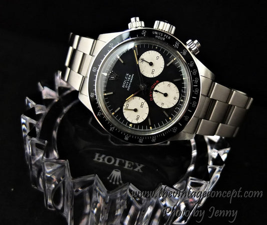 Rolex Daytona Big Red Black Dial 6263 (SOLD)