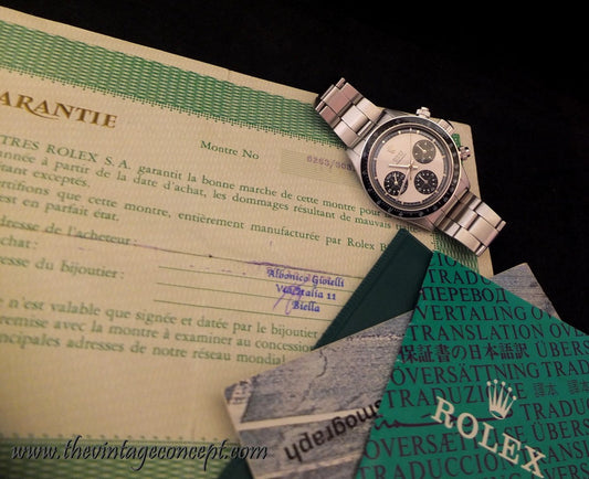 Rolex Paul Newman 6263 w/ Letter (SOLD)