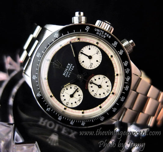 Rolex Paul Newman Black dial Oyster Down 6263 (SOLD)