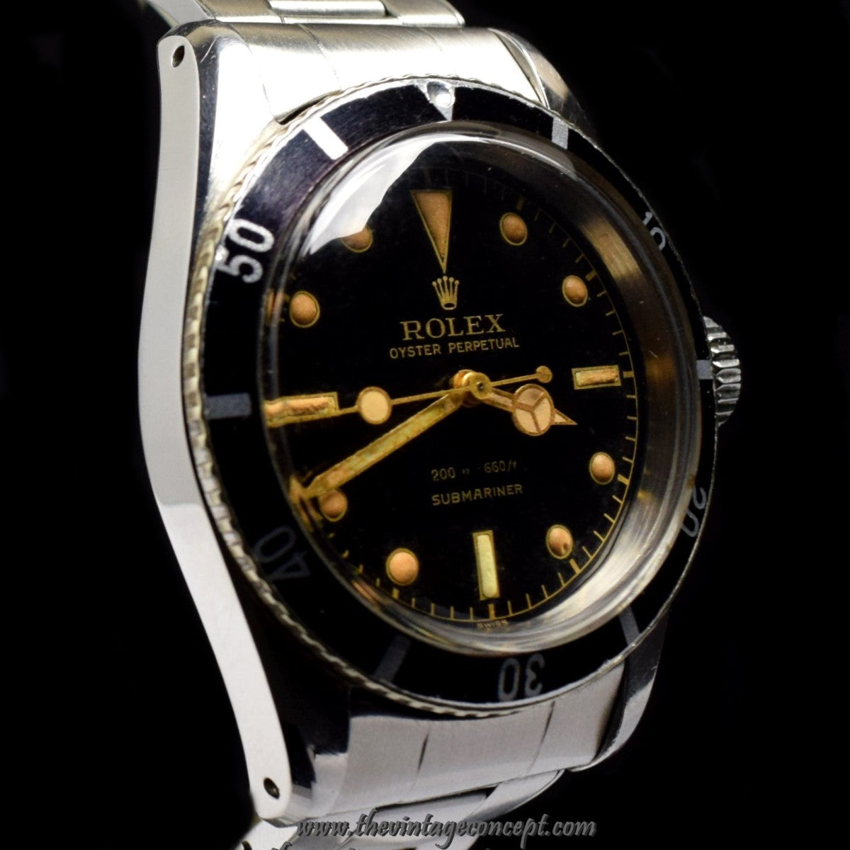 Rolex Submariner Big Crown Gilt Dial 6538 (SOLD)