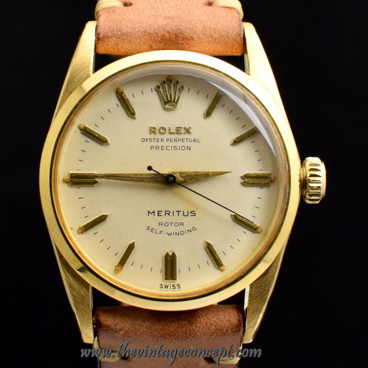 Rolex Oyster Perpetual Precision "Meritus" Gold Plated 6594 (SOLD)