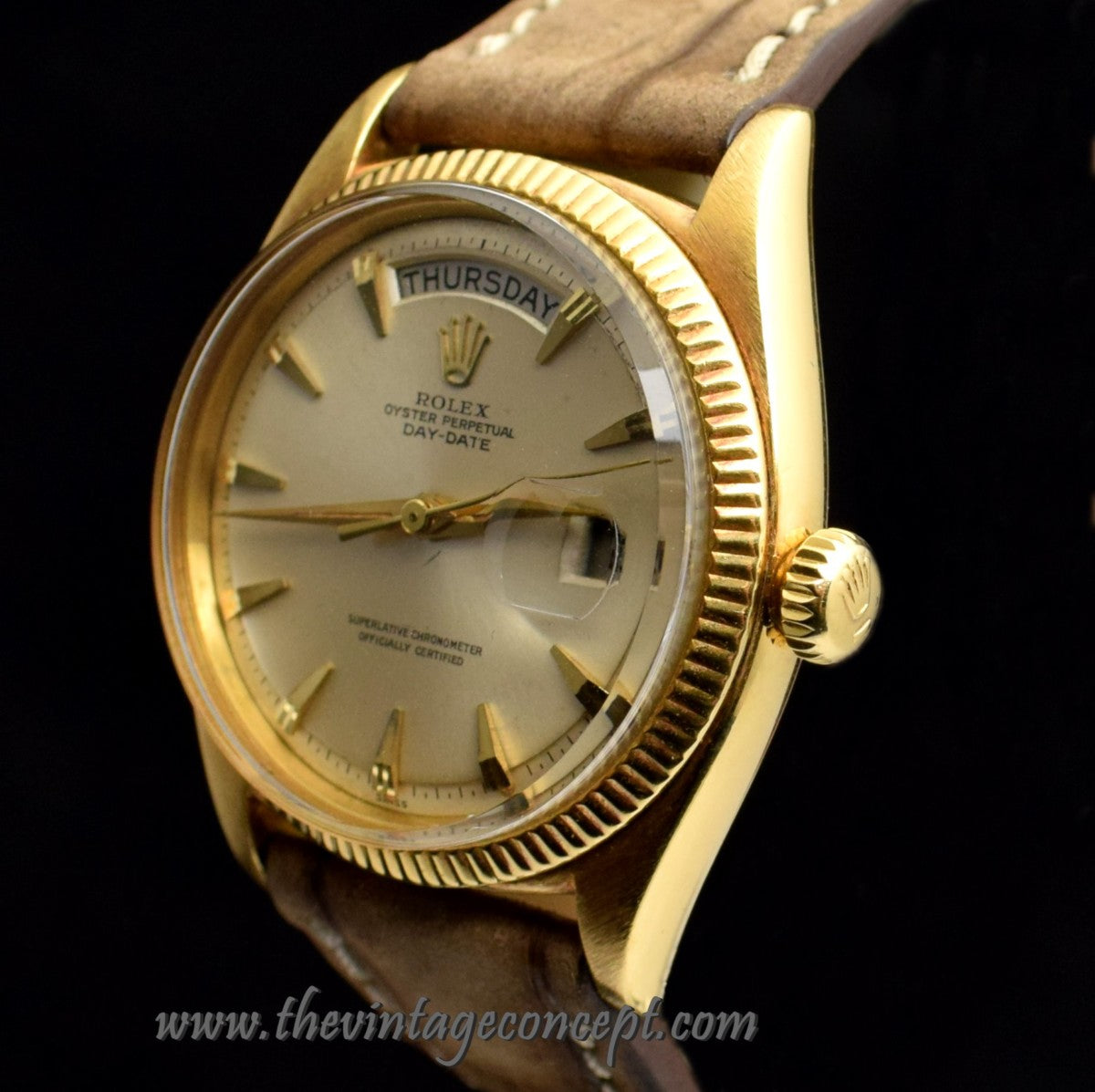 Rolex Day-Date 18K YG Silver Dial 6611B (SOLD)