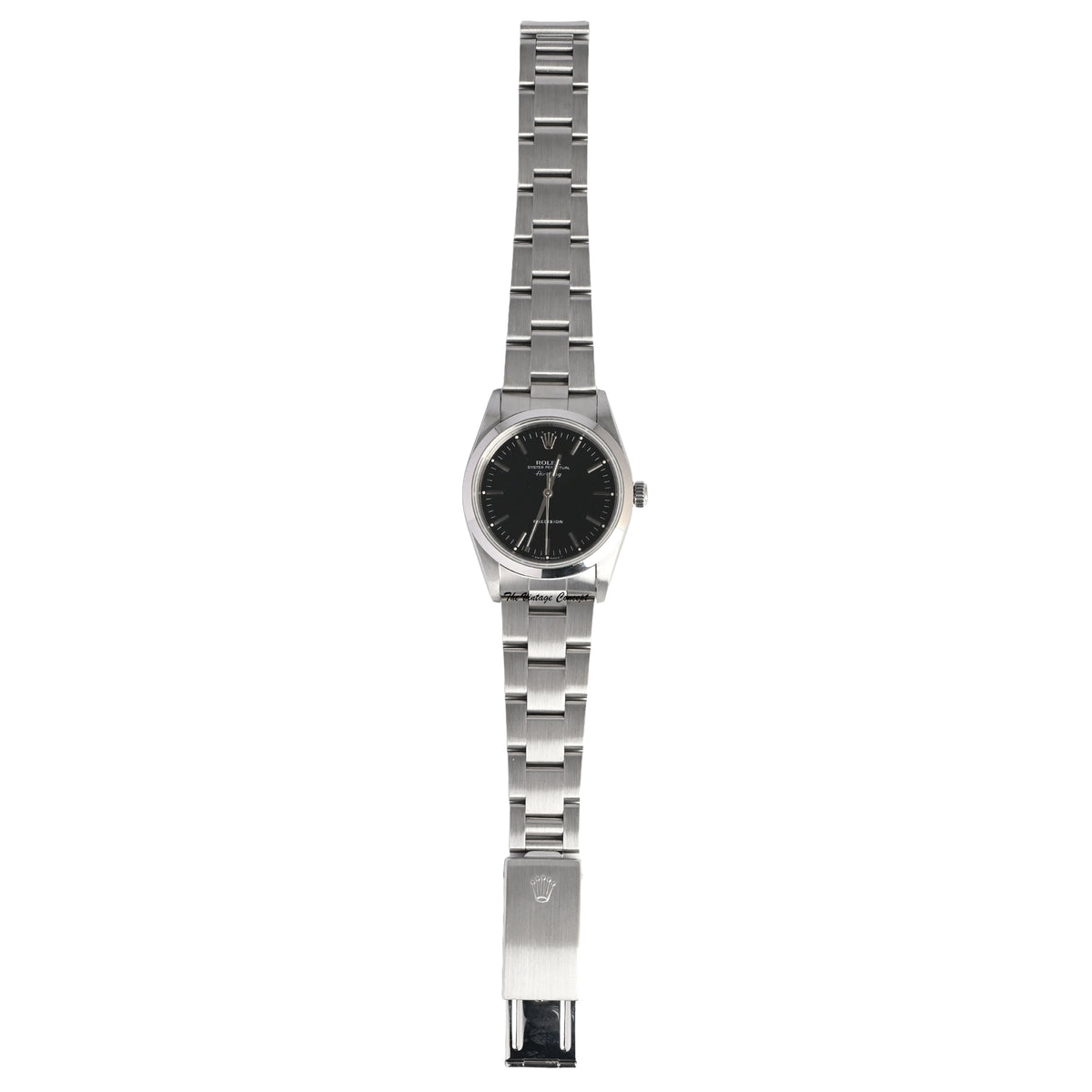 Rolex Air-King 14000 Stainless Steel Black Dial
