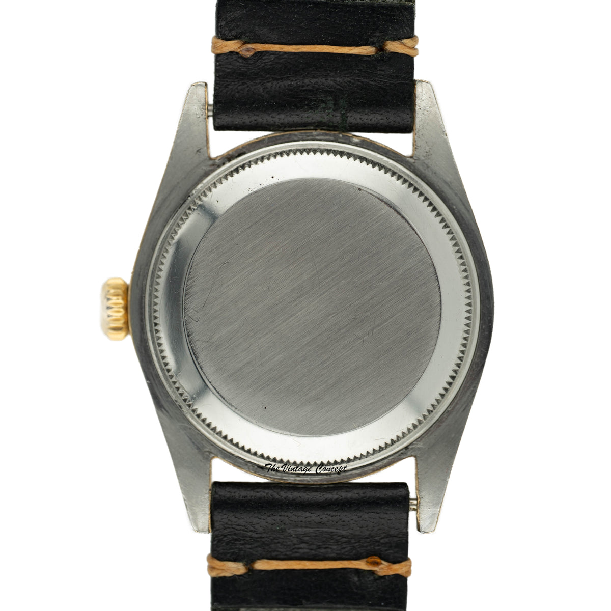 Rolex Oyster Perpetual 6634 Golden egg Black Gilt Dial