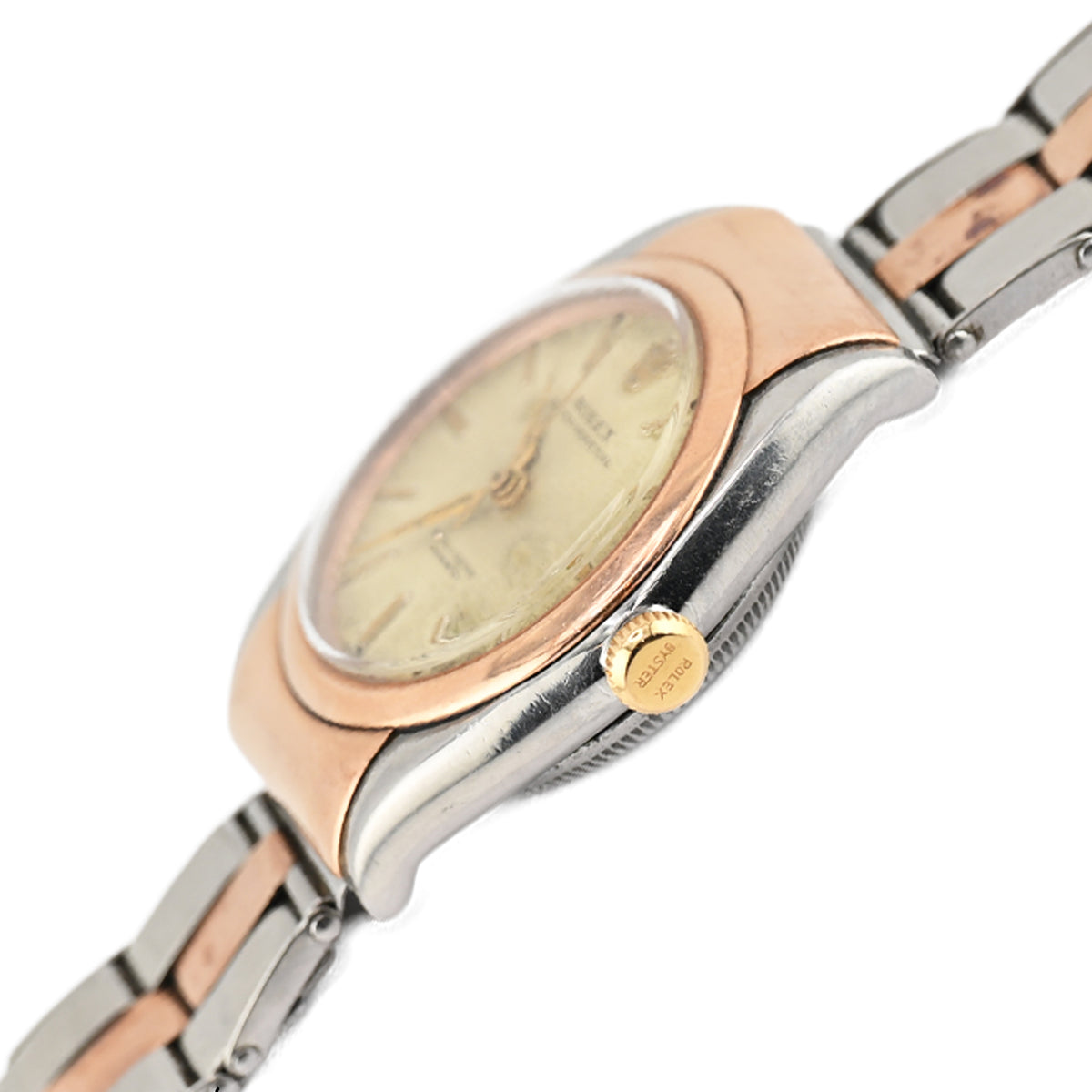 Rolex Oyster Perpetual Bubbleback Two-Tone Stainless Steel & Rose Gold Automatic Watch