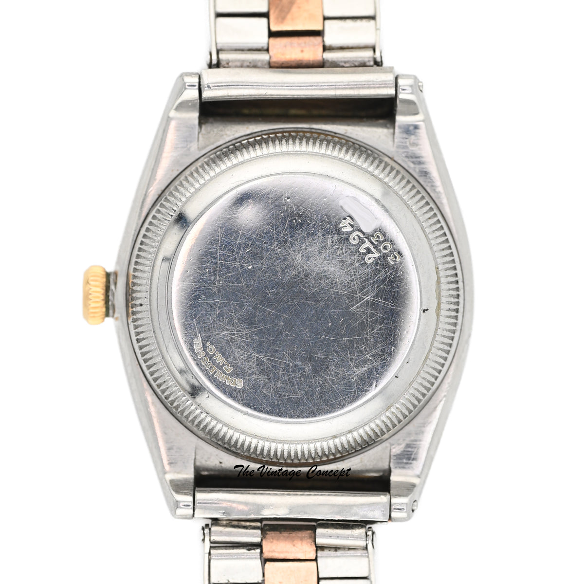 Rolex Oyster Perpetual Bubbleback Two-Tone Stainless Steel & Rose Gold Automatic Watch