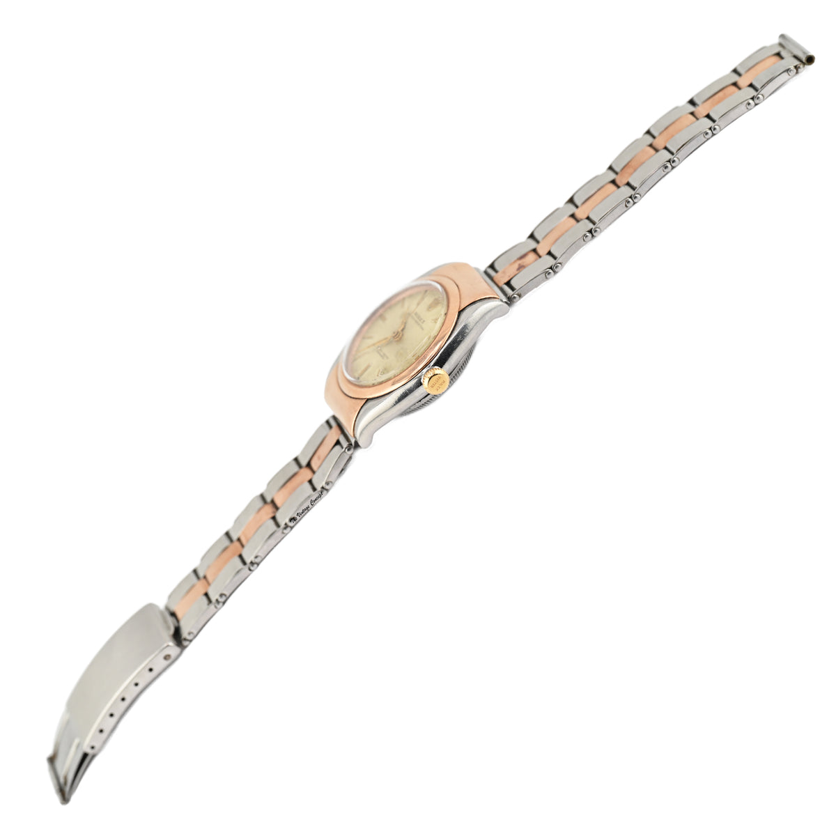Rolex Oyster Perpetual Bubbleback Two-Tone Stainless Steel & Rose Gold Automatic Watch