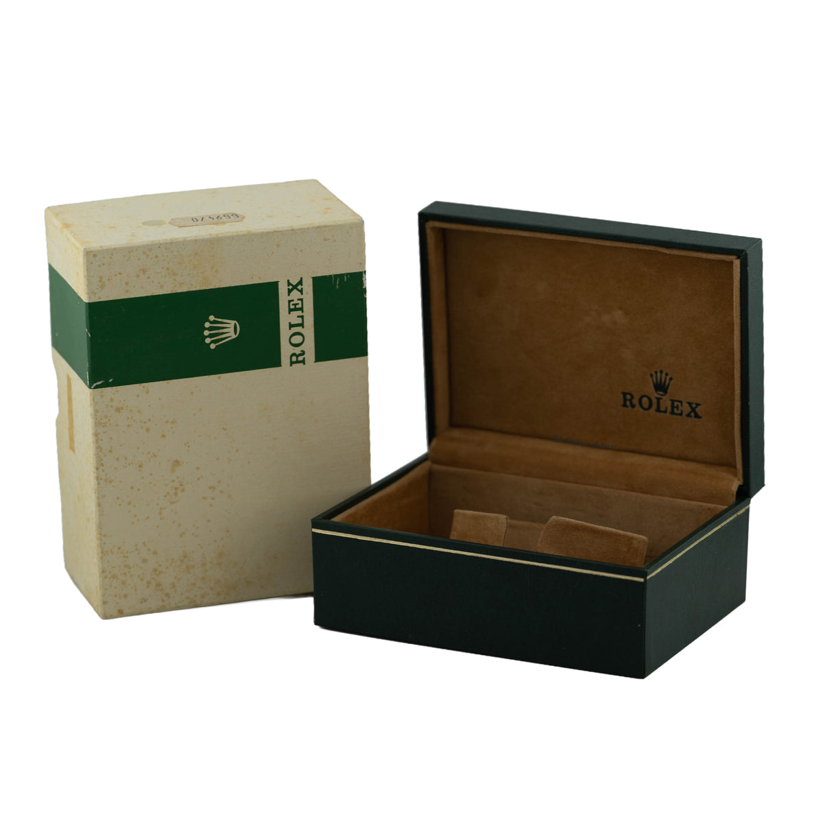 Rolex Oysterdate Precision 6694 Stainless Steel Silver Linen Dial w/ box & paper