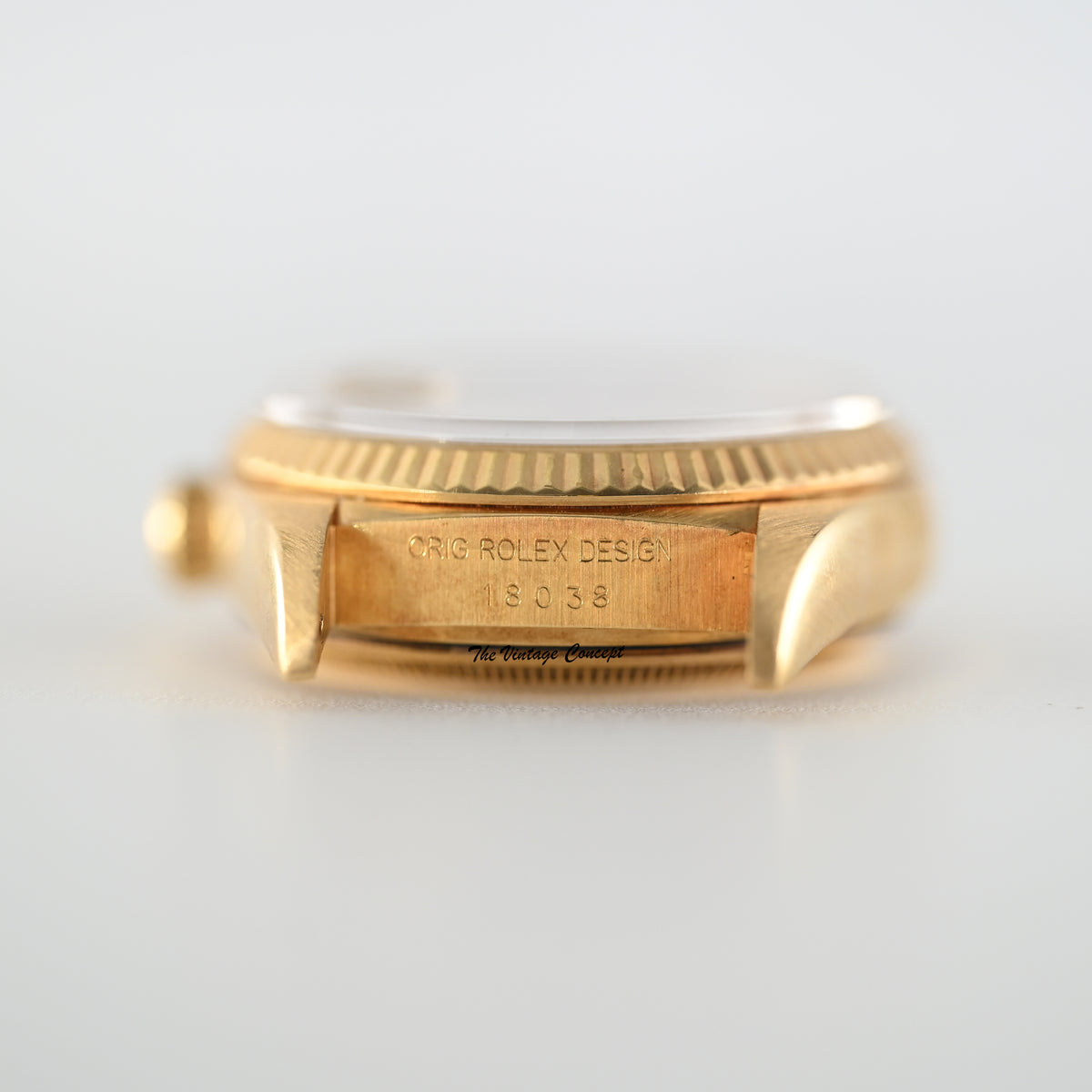 Rolex Day-Date 18038 18K Yellow Gold Champagne Dial