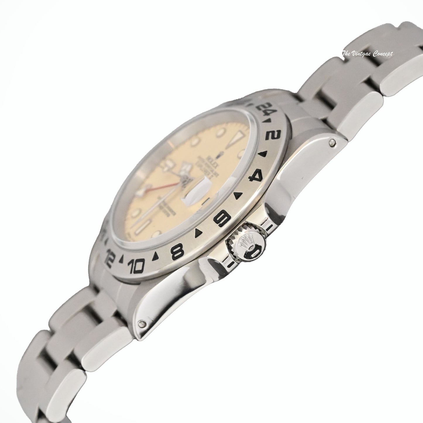 Rolex Explorer II 16550 Cream Dial with Bracelet and Original Paper
