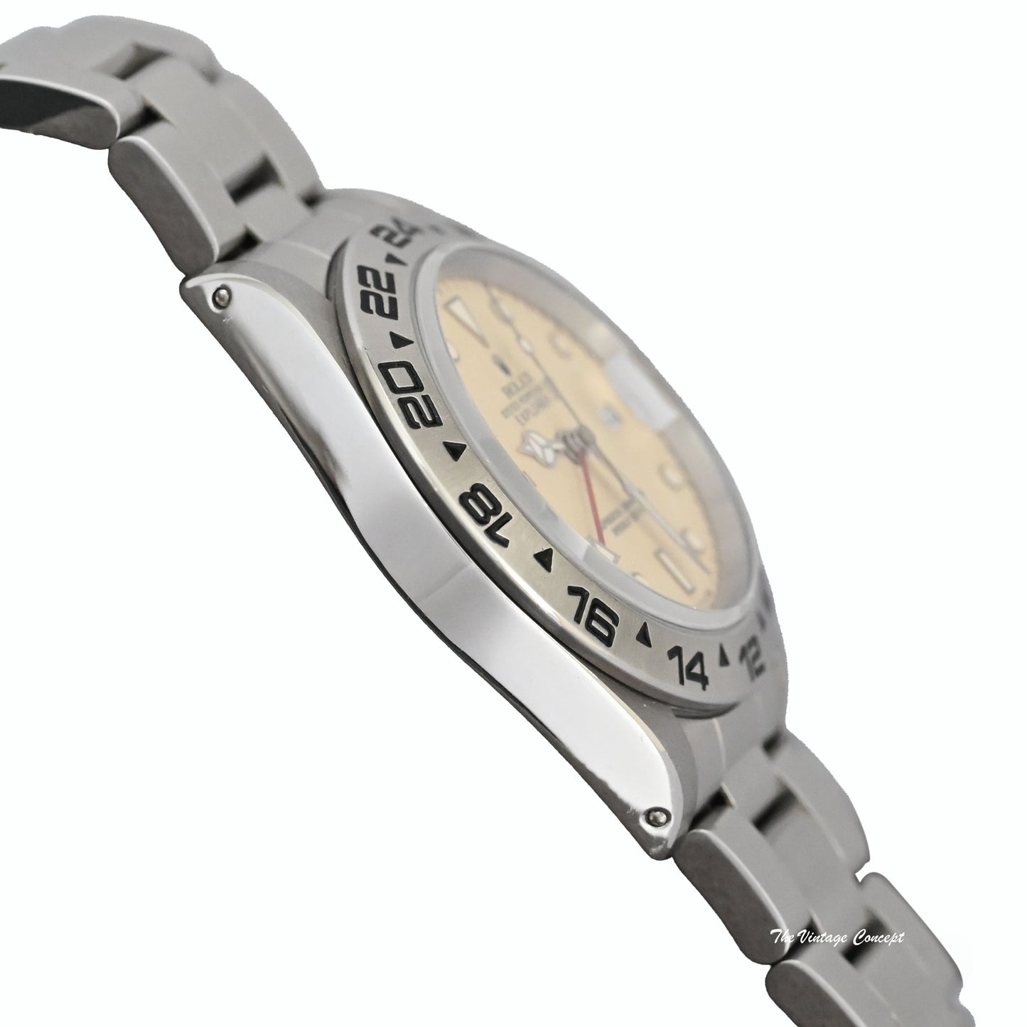 Rolex Explorer II 16550 Cream Dial with Bracelet and Original Paper