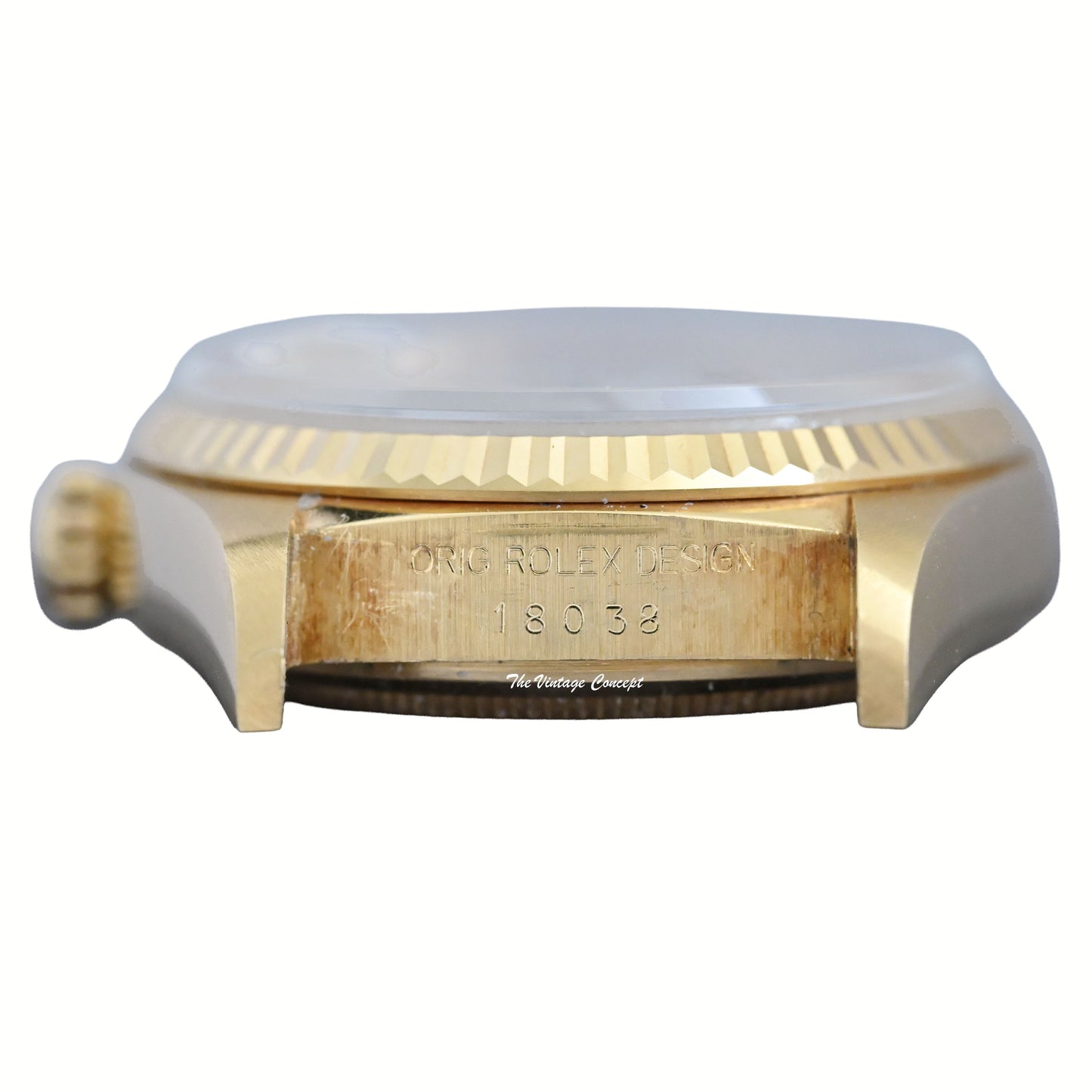 Rolex Day Date 18K Yellow Gold 18038 White Roman