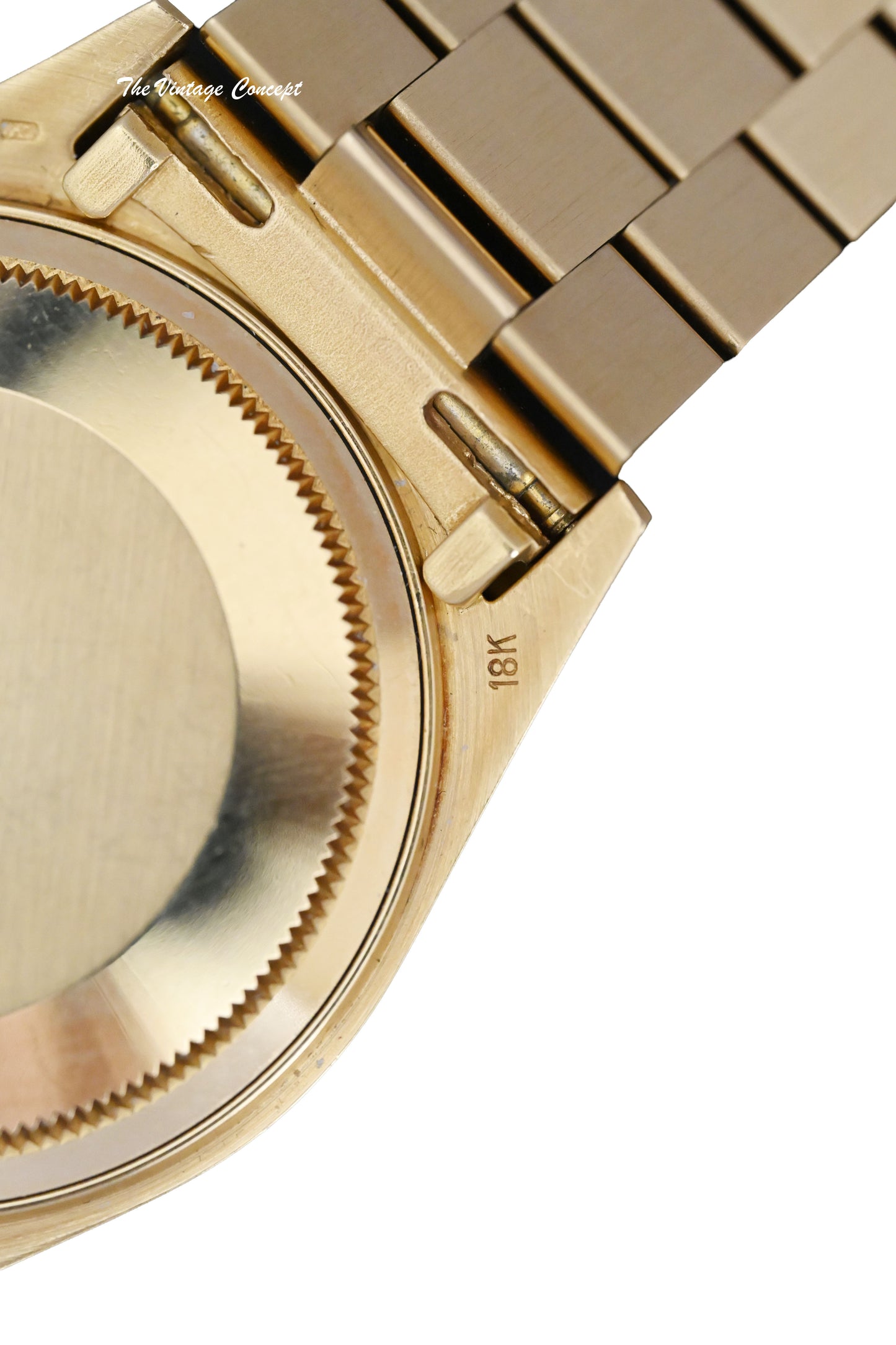 Rolex Day Date 18K Yellow Gold 18038 White Roman