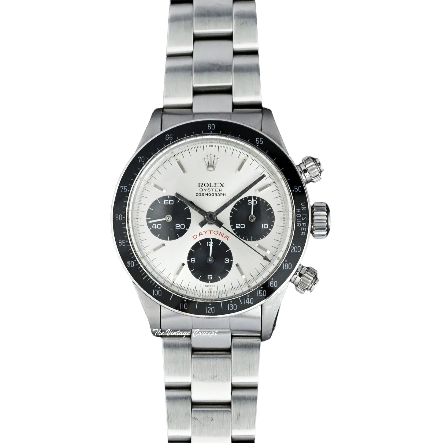Rolex Daytona 6263 Silver Big Red