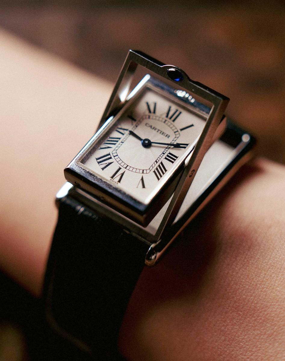 Cartier Tank Basculante 2390 Manual Wind w/ Cartier Paper  (SOLD)