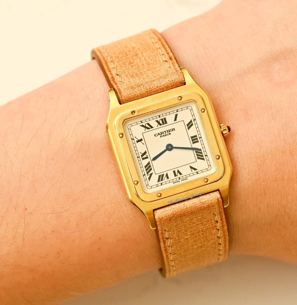 Cartier 18K Yellow Gold Dumont CPCP 1576B Manual Wind  (SOLD)