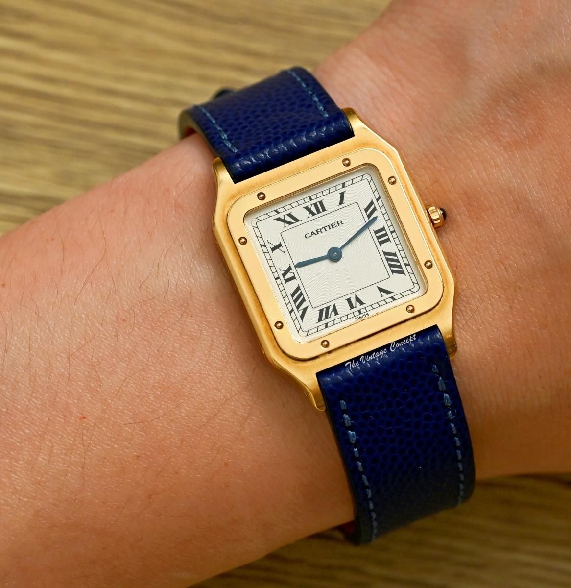 Cartier 18K Yellow Gold Dumont 8210 Manual Wind