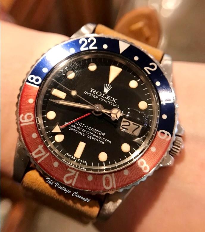 Rolex Steel GMT-Master Matte Dial 1675