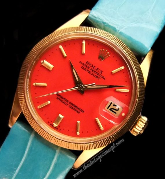 Rolex Datejust Lady 18K Yellow Gold Stella Dial 6629 (SOLD) - The Vintage Concept