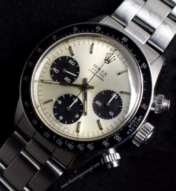 Rolex Daytona Silver Sigma Dial 6263 (SOLD) - The Vintage Concept