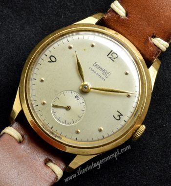 Eberhard Vintage Classic 18K YG Manual Wind Watch (SOLD) - The Vintage Concept