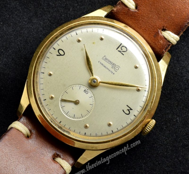 Eberhard Vintage Classic 18K YG Manual Wind Watch (SOLD) - The Vintage Concept