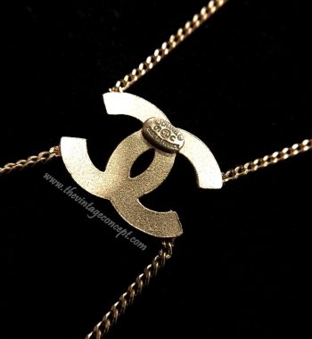 Vintage Chanel Small Logo "5" & "19" Necklace (SOLD) - The Vintage Concept