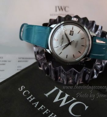 IWC 666 Steel Silver Dial w/ Services Paper (SOLD) - The Vintage Concept
