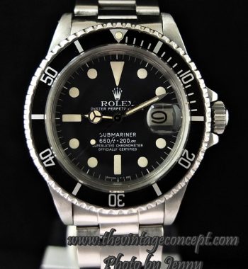 Rolex Submariner Matte Dial 1680 w/ Punched Paper (SOLD) - The Vintage Concept