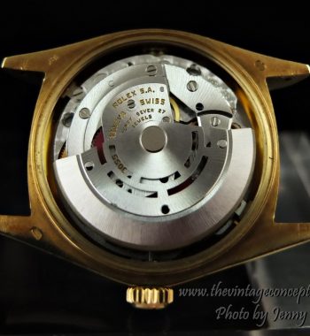 Rolex 18K YG Day-Date Oxblood Stella Bark - Finish Bezel 18078 (SOLD) - The Vintage Concept