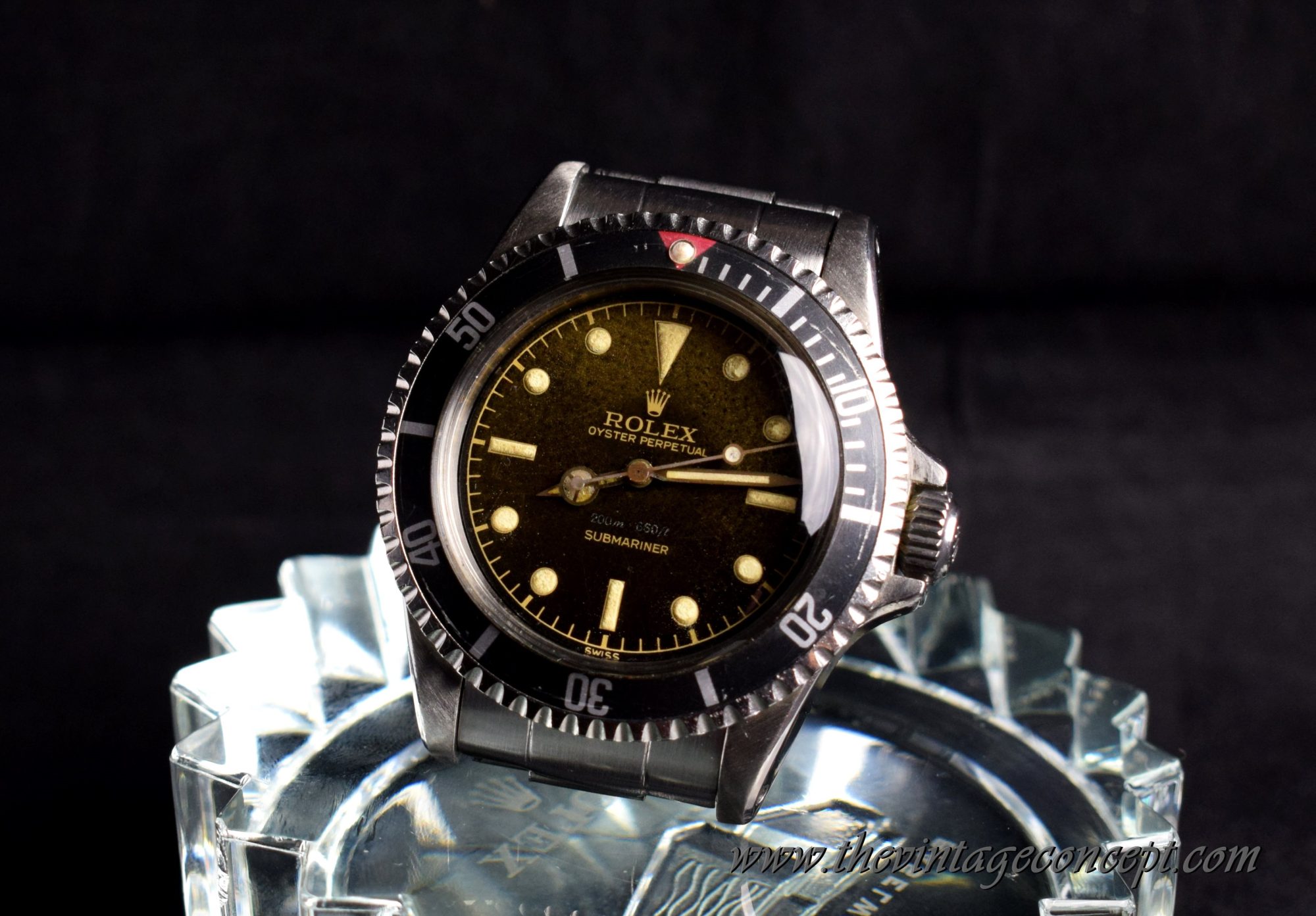 Rolex Tropical Gilt Submariner Square Guards 5512 (SOLD) - The Vintage Concept
