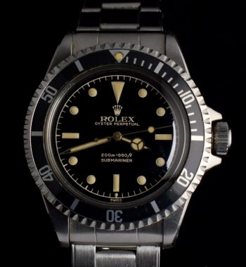 Rolex Gilt Submariner Chapter Ring 5512 (SOLD) - The Vintage Concept