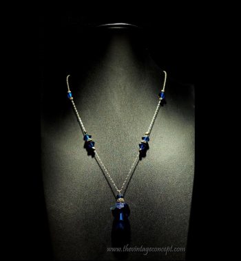 1920's Art Deco Aurora Borealis Drop Necklace (SOLD) - The Vintage Concept