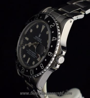Rolex GMT Master Black Insert 1675 (SOLD) - The Vintage Concept
