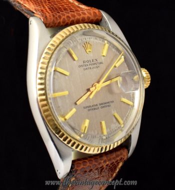 Rolex Datejust YG/SS Silver Dial 1601 (SOLD) - The Vintage Concept