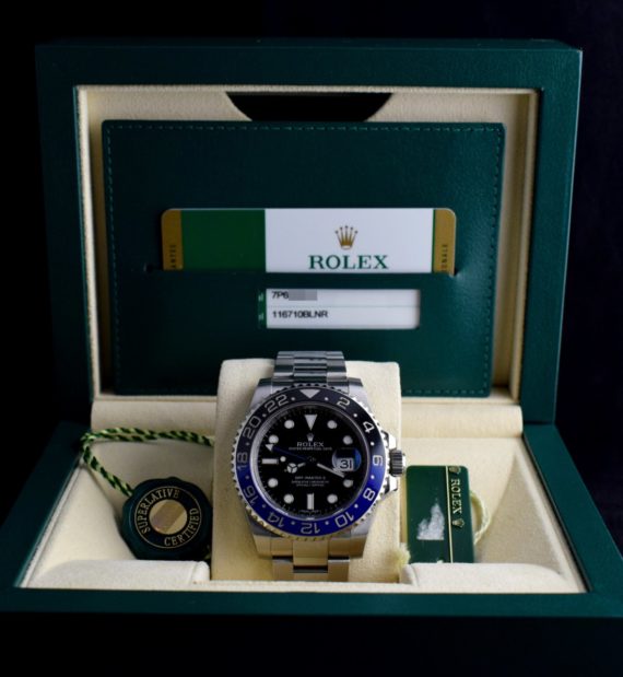 Rolex GMT-Master II 116710BLNR (Full Set Pre-Owned) (SOLD) - The Vintage Concept
