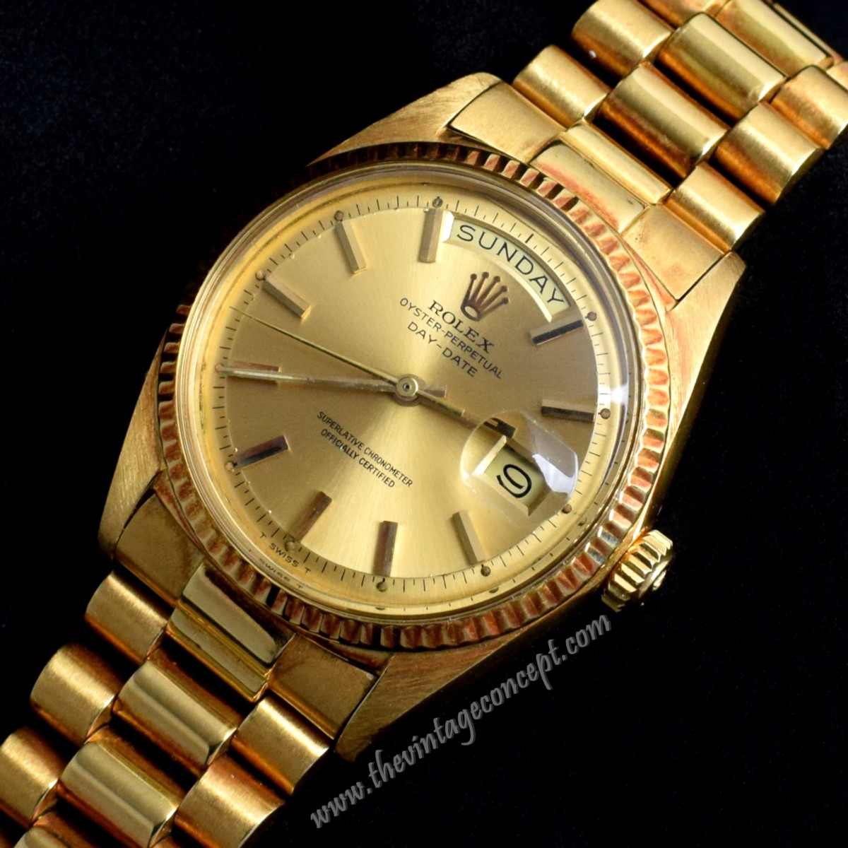 Rolex Day-Date 18K YG Gold Dial 1803 w 