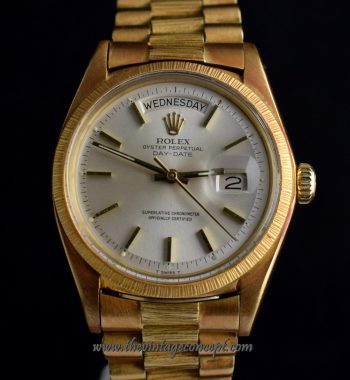 Rolex Day-Date 18K YG Silver Dial 1807 (SOLD) - The Vintage Concept