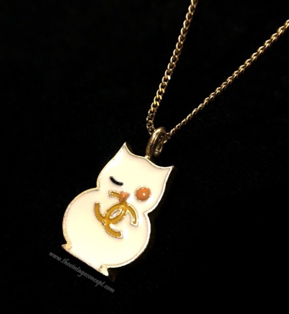 Chanel Owl Necklace (SOLD) - The Vintage Concept