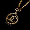 Chanel Chanel Logo with Outer Ring Long Necklace (SOLD)